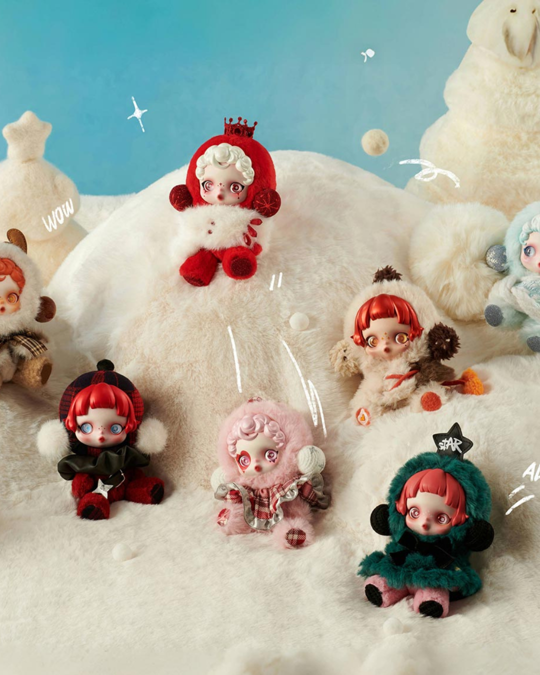 SKULLPANDA Winter Symphony Plush Doll BLIND BOX