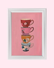 FOUR OF CUPS art print