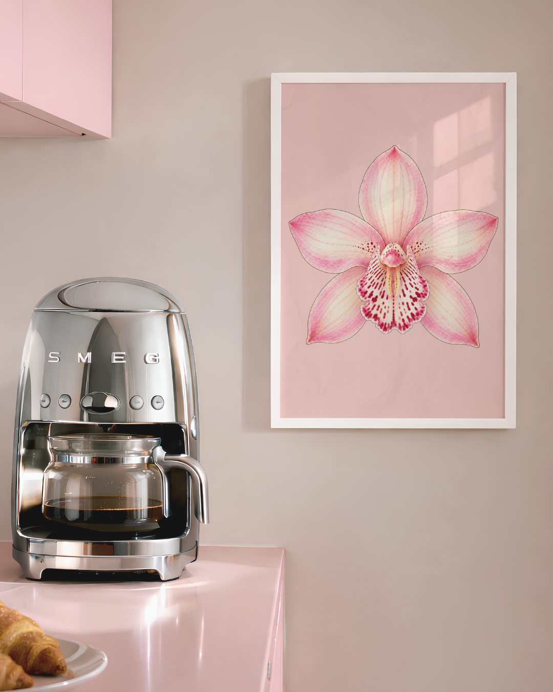 Pink Orchid art print
