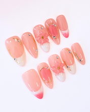 Blush Sakura - set press on nehtů 10ks