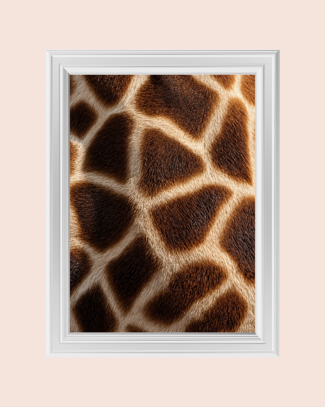 Giraffe Fur art print
