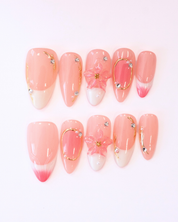 Blush Sakura - set press on nehtů 10ks