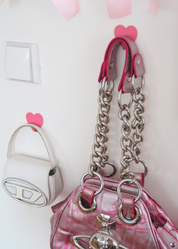 HEART STICK ON HOOKS