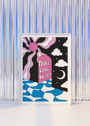 PARTY TIME 4EVER art print