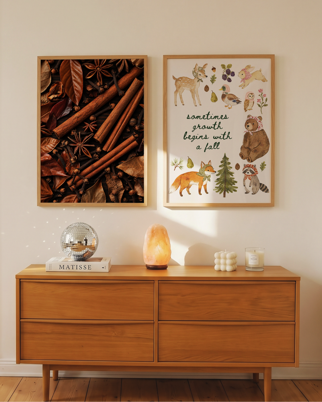 Woodland Friends art print