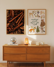 Woodland Friends art print