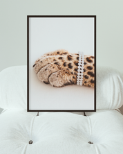 GLAMOUR PAW art print
