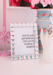 Stříbrný sparkly rámeček 13x18cm