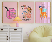 WHIMSY & SARCASM art print
