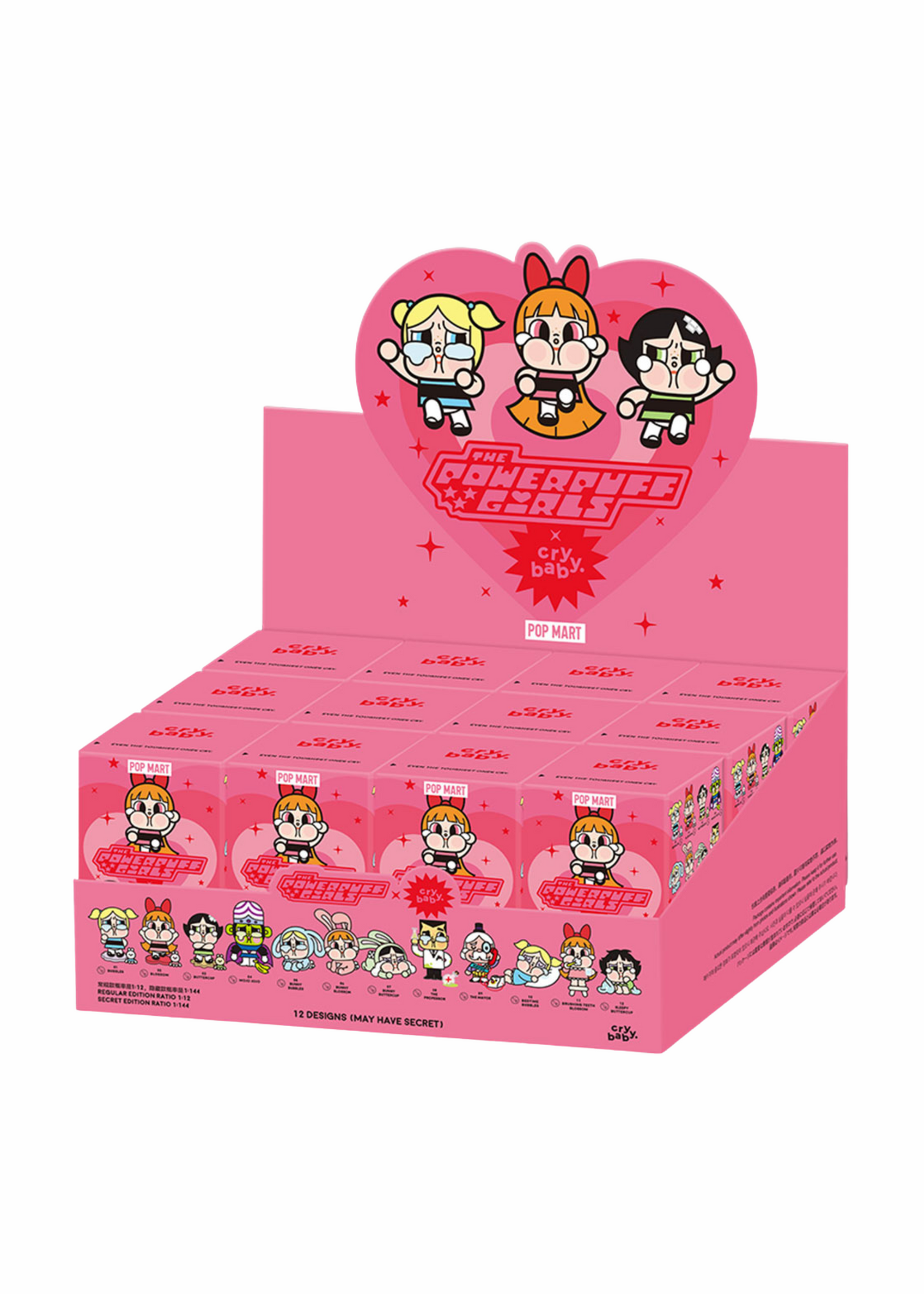 CRYBABY x POWERPUFF GIRLS figurines BLIND BOX