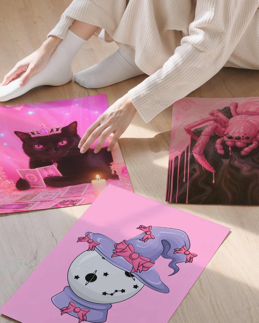 WITCHY MAGIC BALL art print