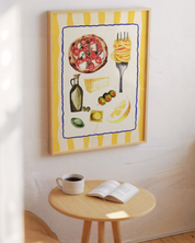 ITALIAN FOOD art print