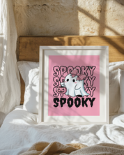 PINKY SPOOKY art print