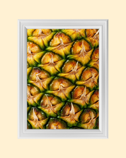 PINEAPPLE MACRO art print