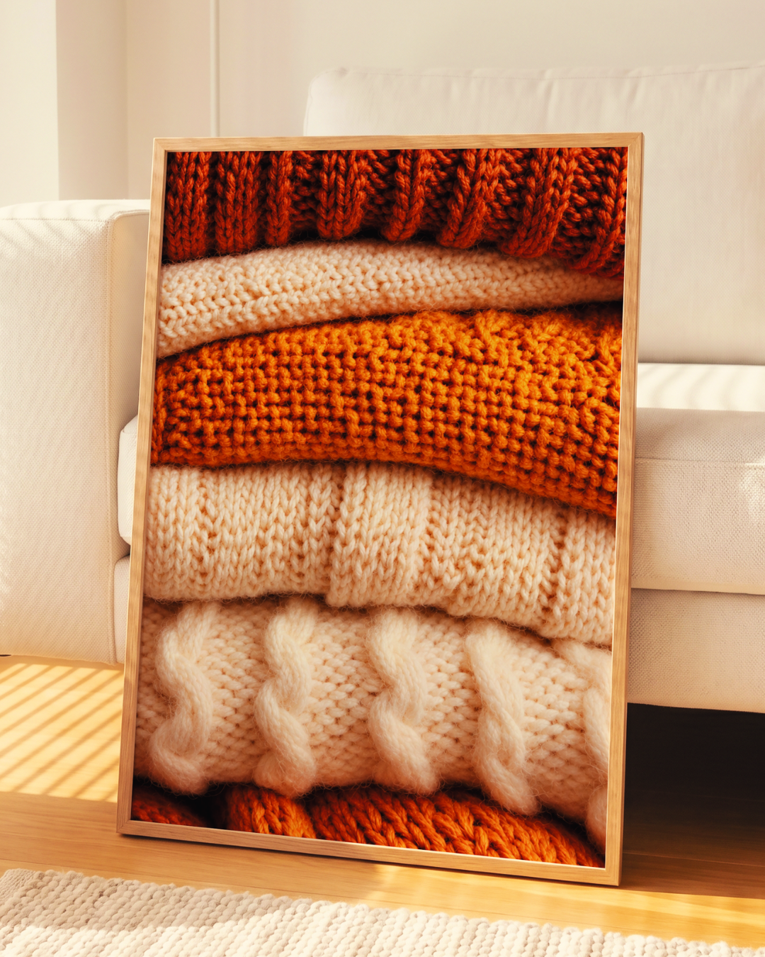 Knitted Sweaters art print