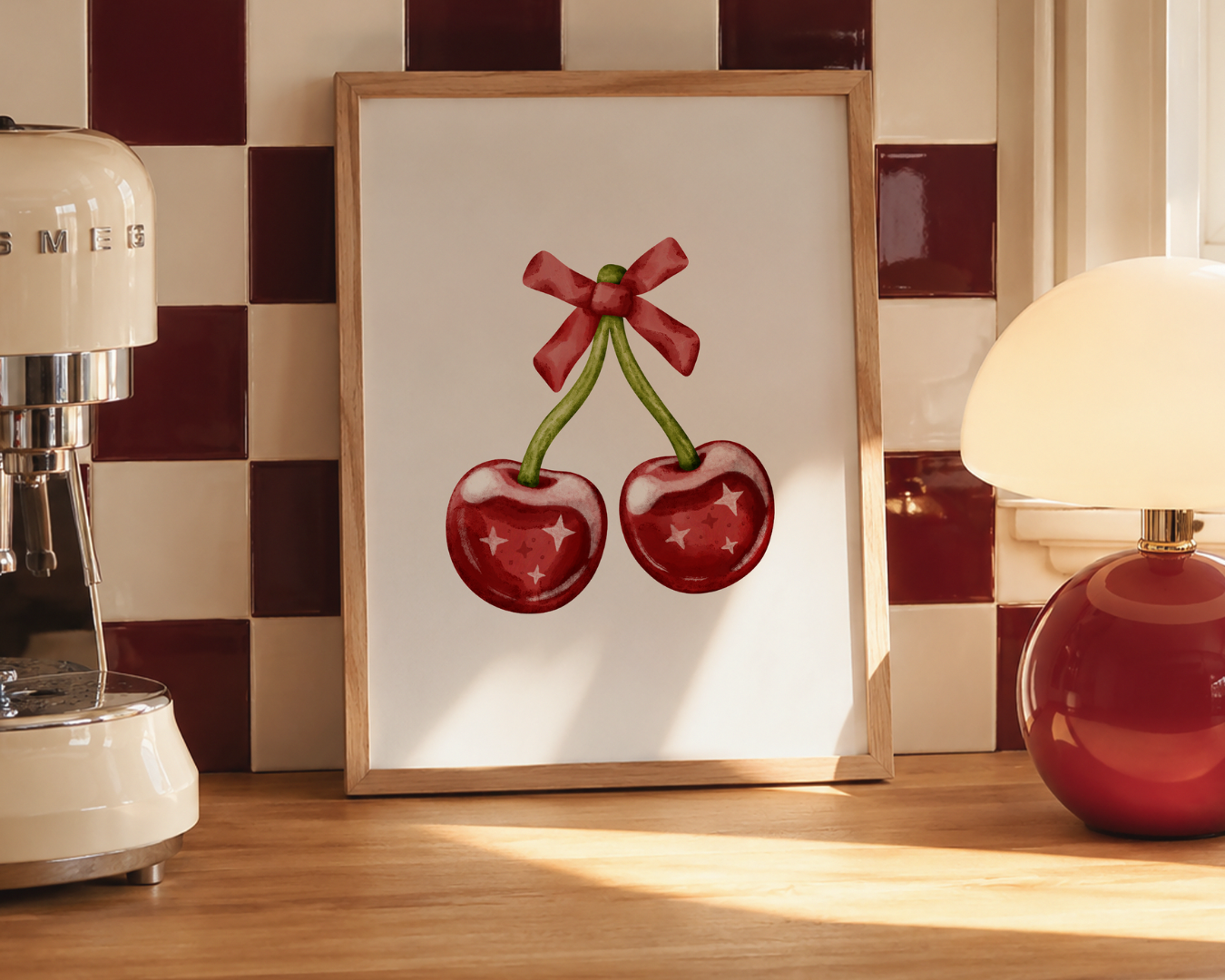 CHERRY BOW art print