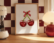 CHERRY BOW art print