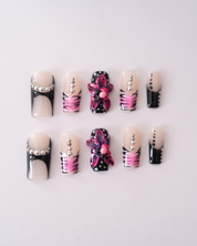 Noir Blossom – set press on nehtů 10ks