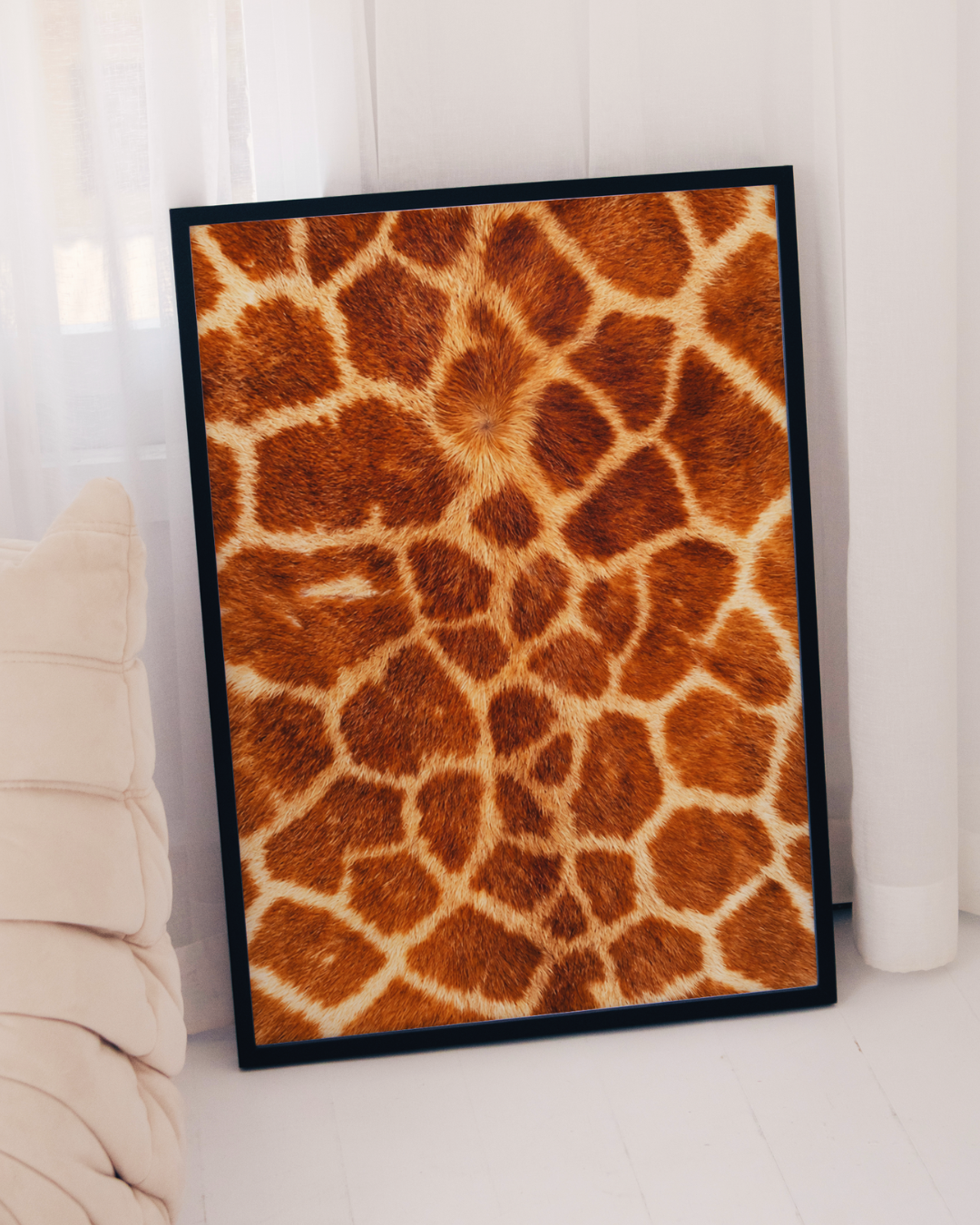 Giraffe Pattern art print