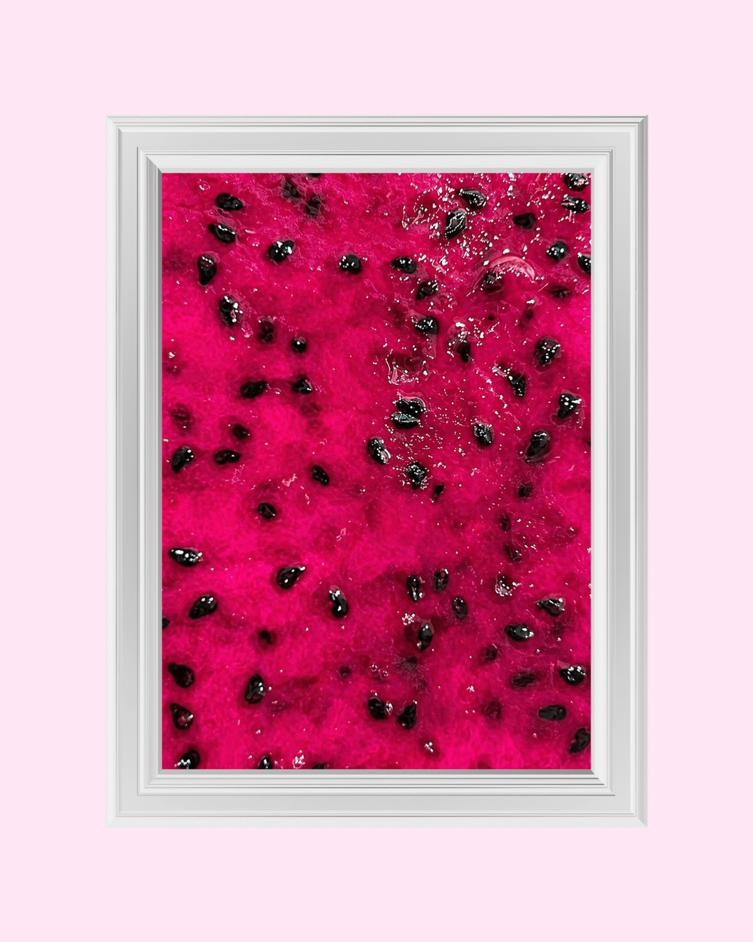 Dragonfruit MACRO art print