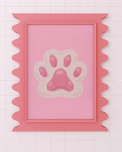 CAT PAW art print