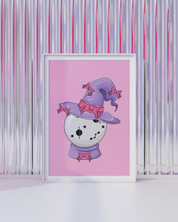 WITCHY MAGIC BALL art print