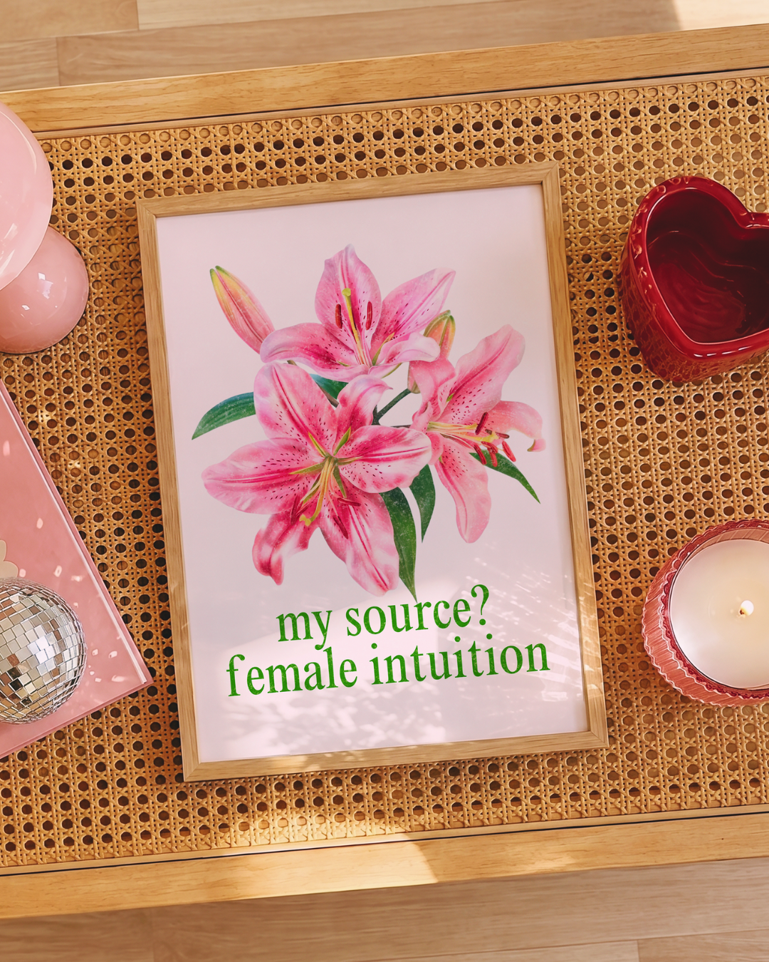 FEMALE INTUITION art print