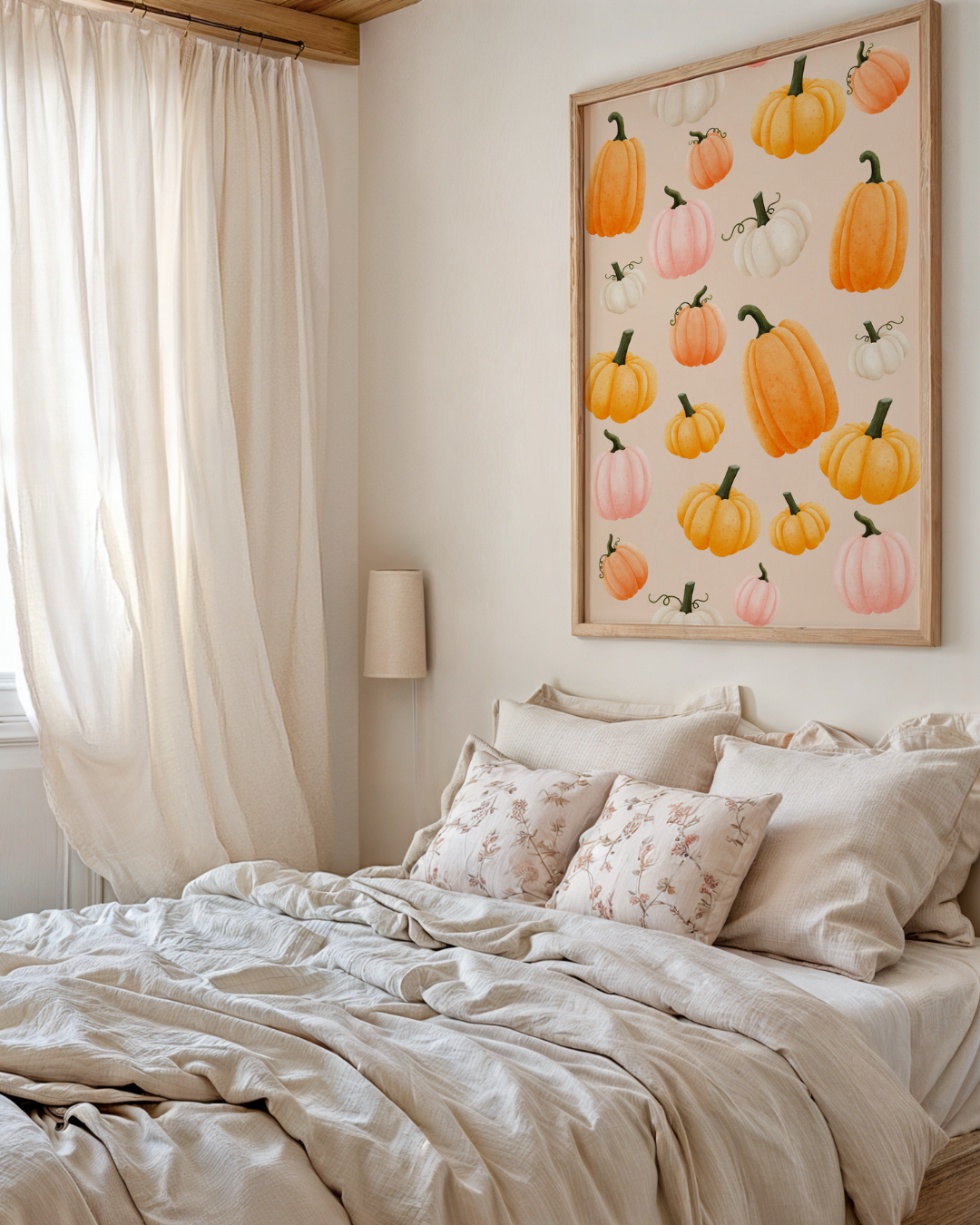 CUTE PUMPKINS art print