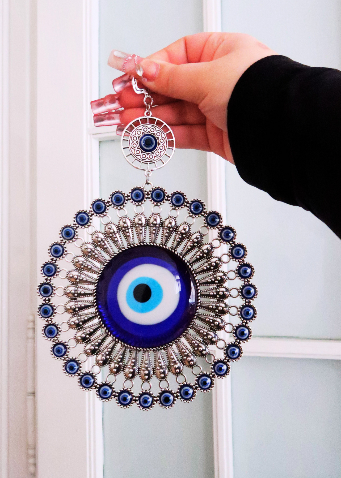 EVIL EYE ROUND  sklo + kov