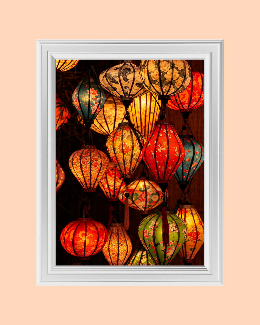 Asian Lanterns art print