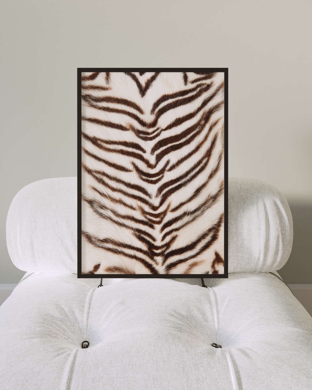 White Tiger Fur art print