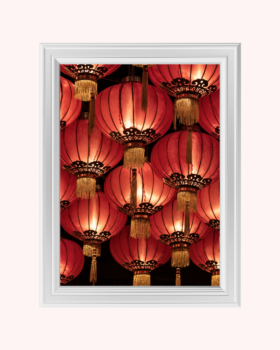 Red Lanterns art print