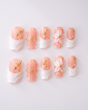 Seashell Muse - square - set press on nehtů 10ks