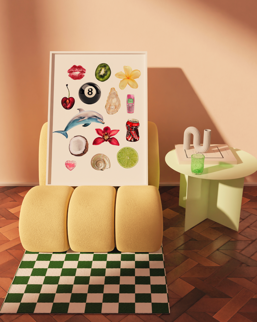 SUMMER GIRL art print