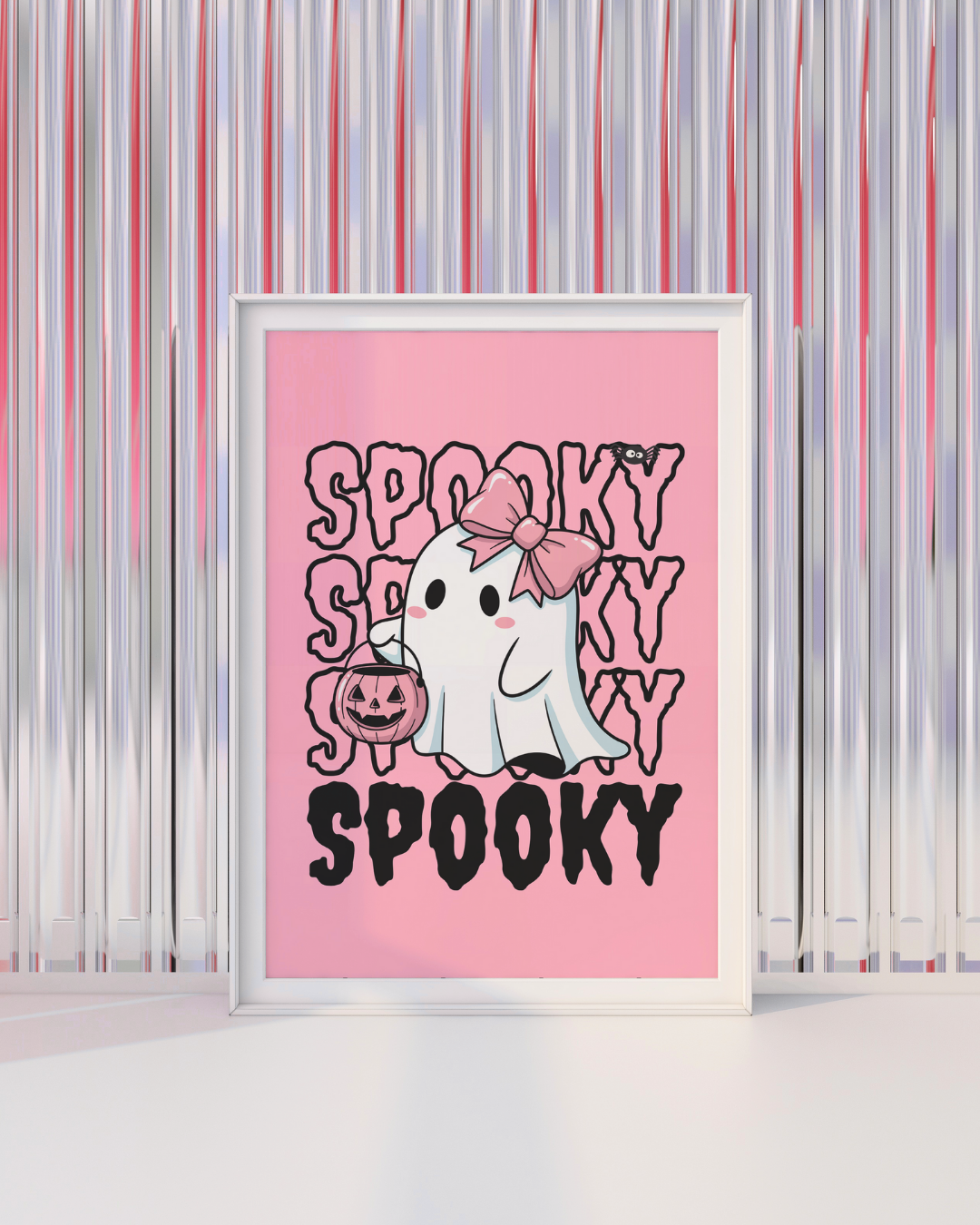PINKY SPOOKY art print