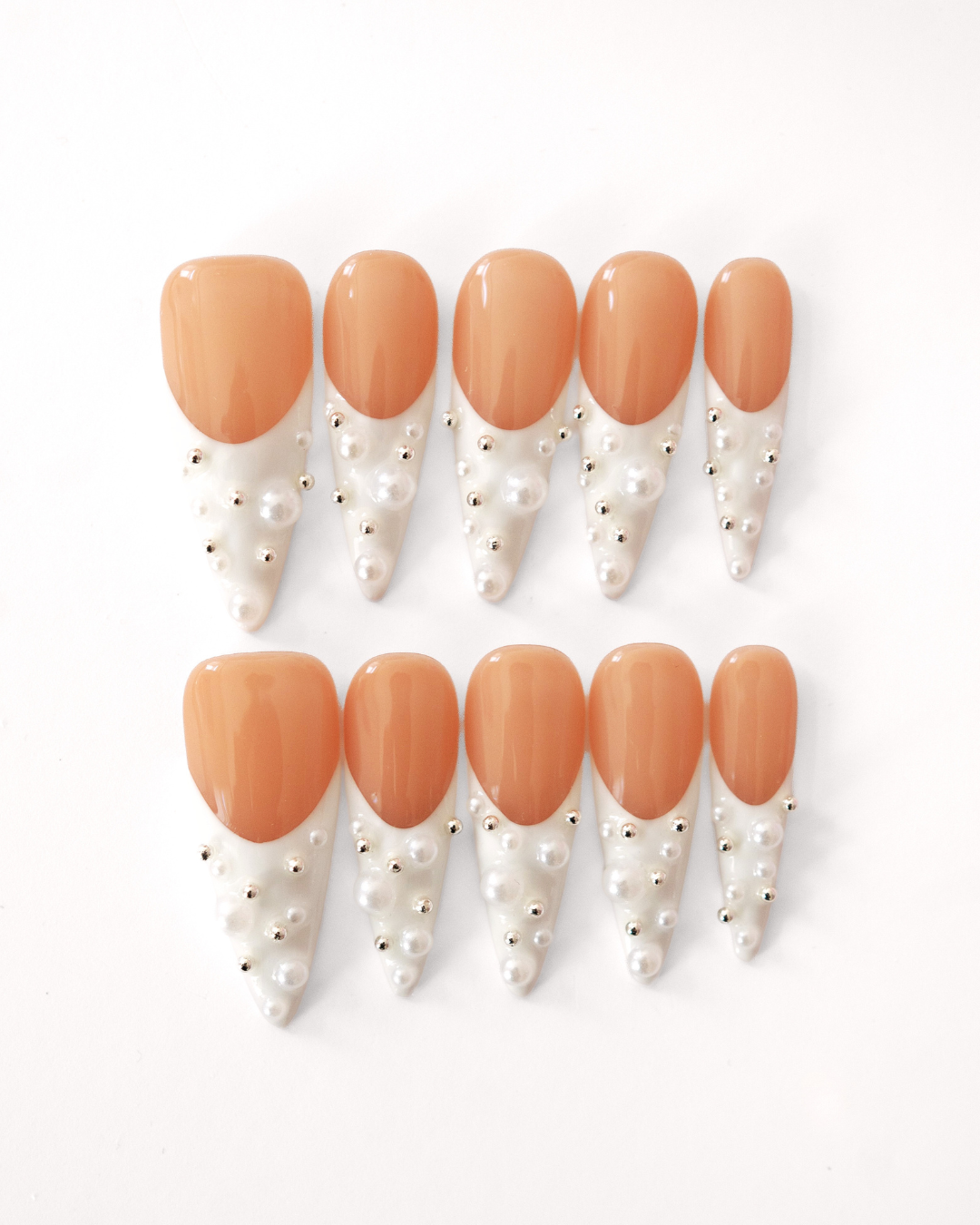 Pearl Shower – set press on nehtů 10ks