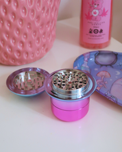 MUSHROOM DREAM GRINDER METALIC IN LIGHT BLUE