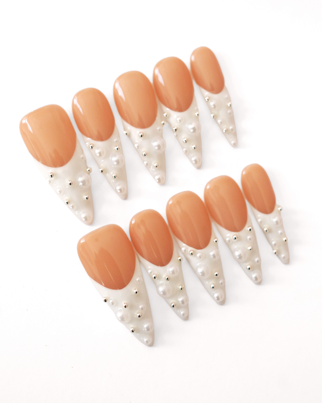 Pearl Shower – set press on nehtů 10ks