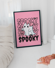 PINKY SPOOKY art print
