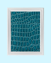 Azure Croc art print