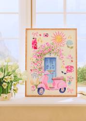 WHIMSICAL SUMMER art print