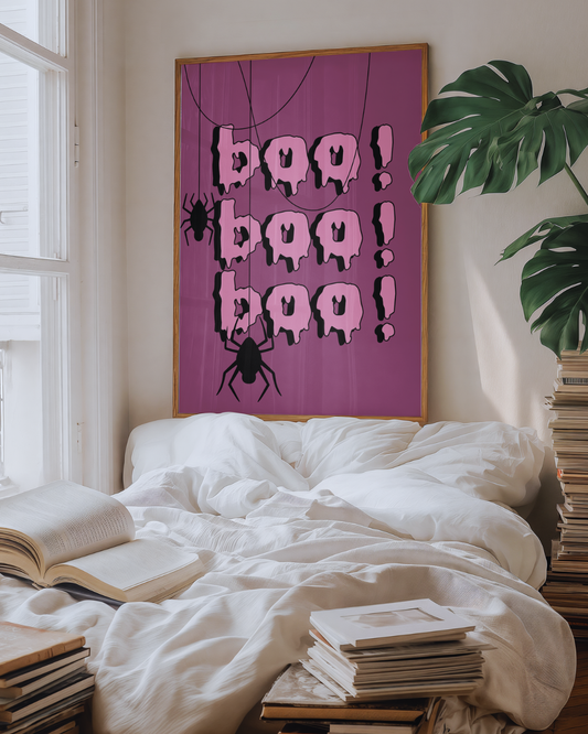 BOO! art print