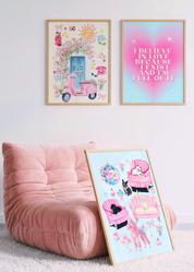 WHIMSICAL SUMMER art print