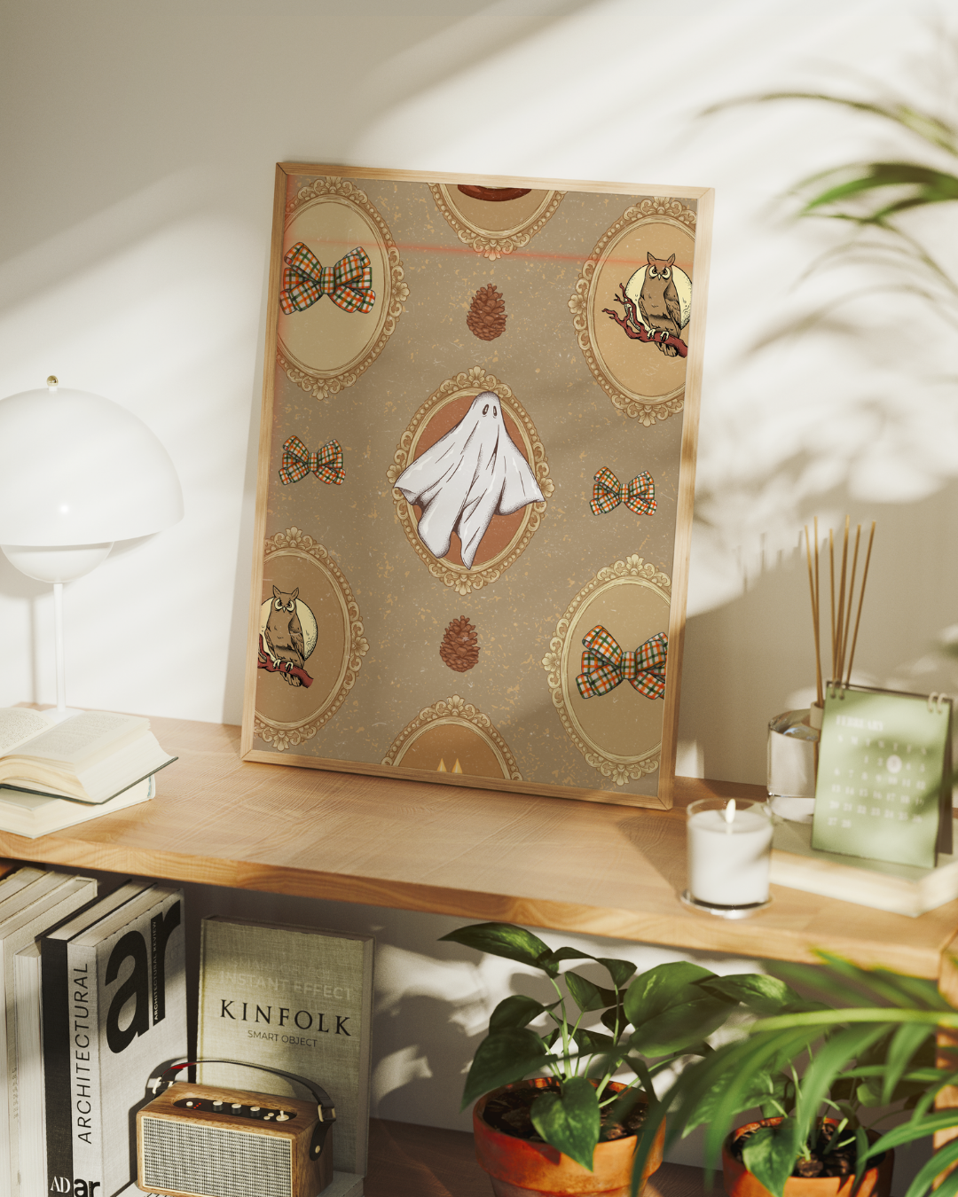 GHOST COLLAGE art print