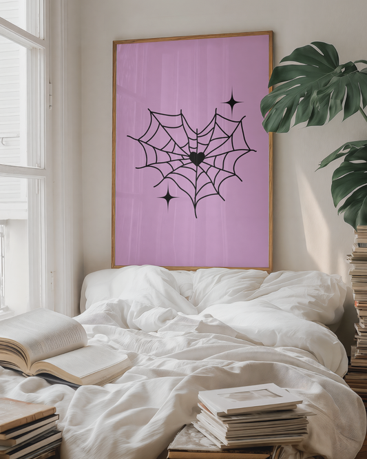 SPIDERWEB art print
