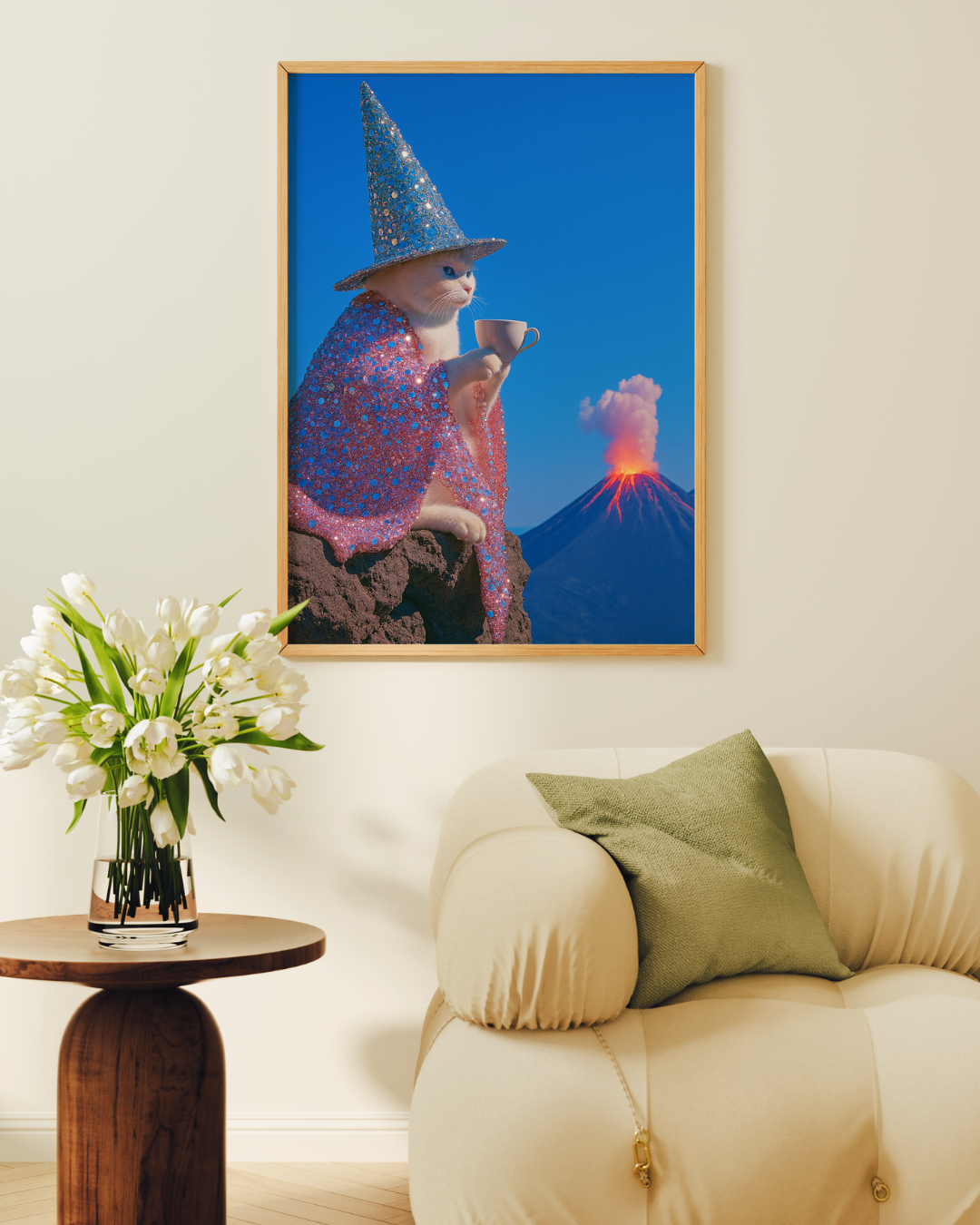 A LITTLE PEACE IN CHAOS art print