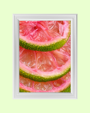 Rosé Lime art print