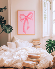 PINK BOW art print