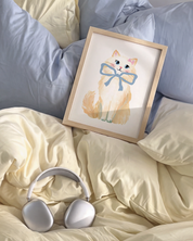 WHIMSI KITTY art print