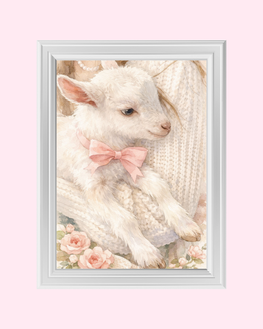 COQUETTE BABY GOAT art print